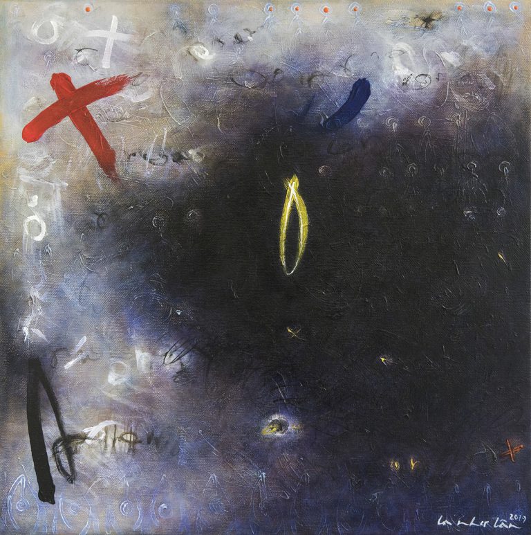 LA NHƯ LÂN - Ngày mai 3-Acrylic- 100x100cm-2019
